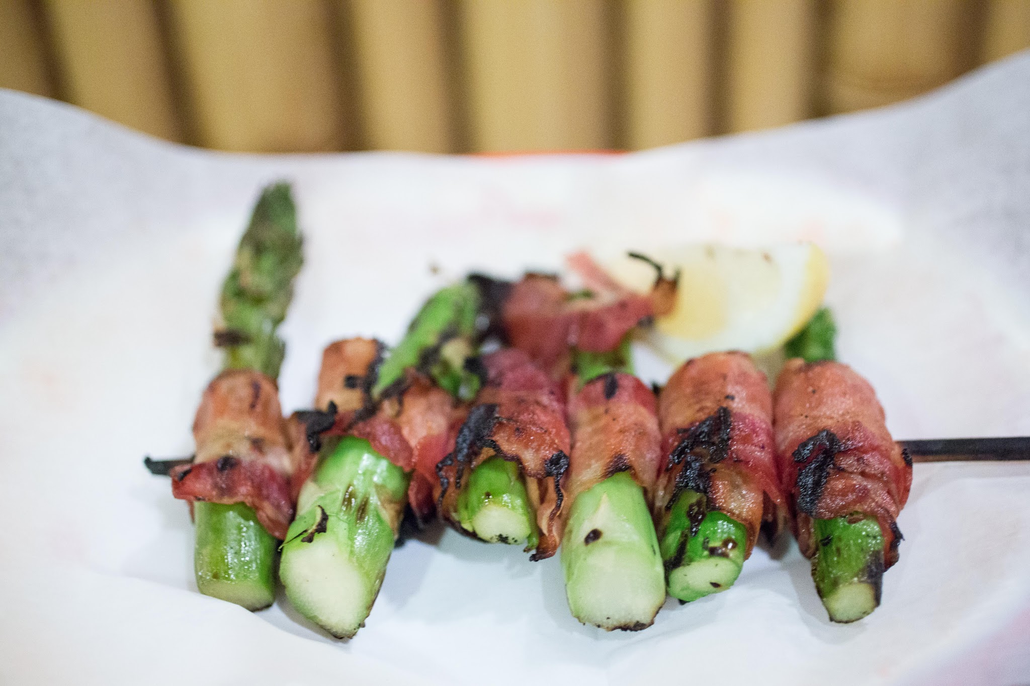 Bangled Barbecue Bacon wrapped Asparagus 