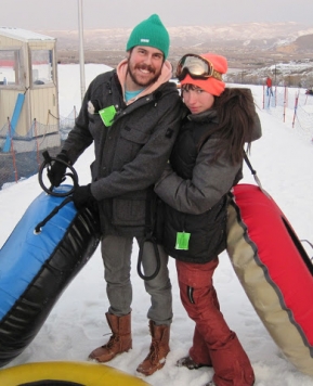 Sledding at Solider Hollow