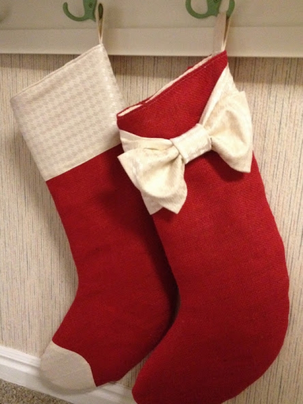 Burlap Stocking Tutorial