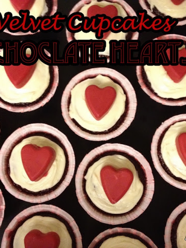 Red Velvet Valentines Cupcakes!