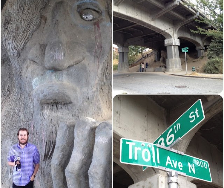 Seattle Day 2: Troll Bridge, The City, Dahlia Bakery, Metro, Ivars Acres of Clams
