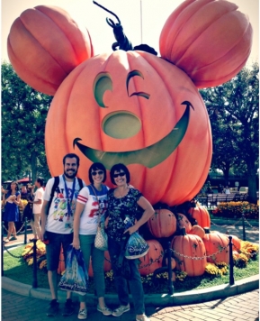 Halloween Time at Disneyland :)