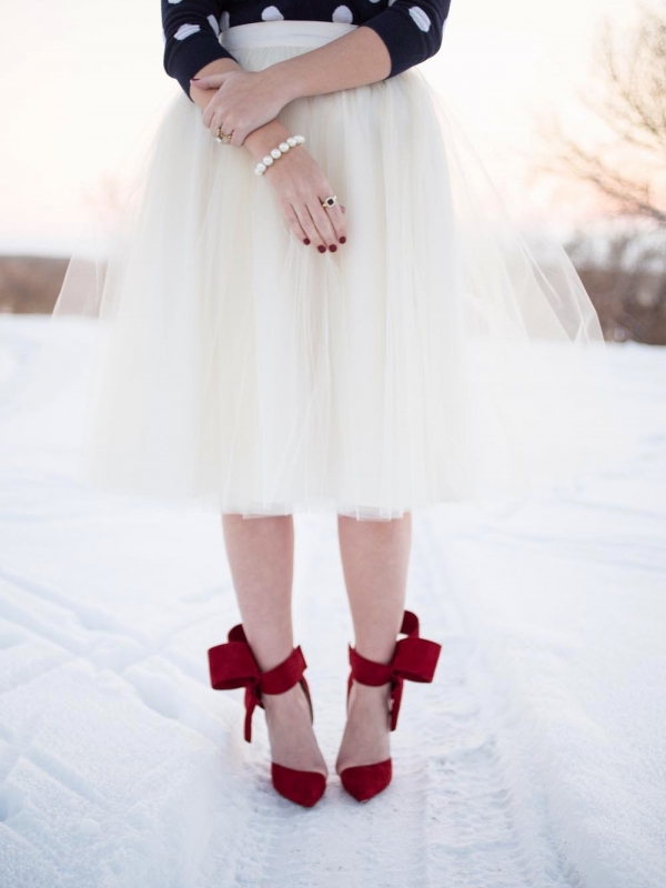 Plaid, Tulle and Bows