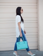 Wedding Style: Navy Dress and Camo Joggers