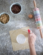 Leopard Cape and a Plaid Coat