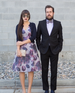 Plum Wedding Reception Looks