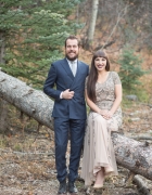 Plum Wedding Reception Looks