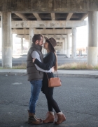 in the middle of the road