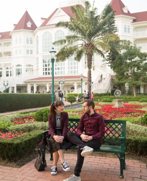 Checking into the Hong Kong Disneyland Hotel