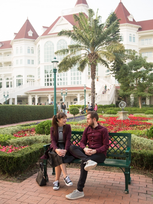 Checking into the Hong Kong Disneyland Hotel