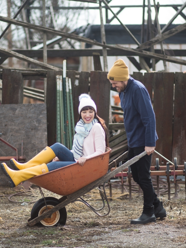 Farm Day in our Joules Rain Boots