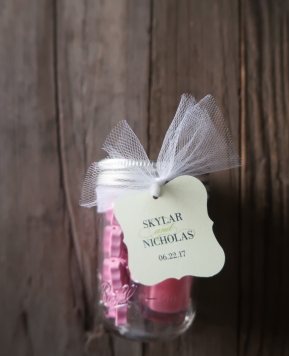 Bridal Shower Party Favor- Pedicures in a Jar