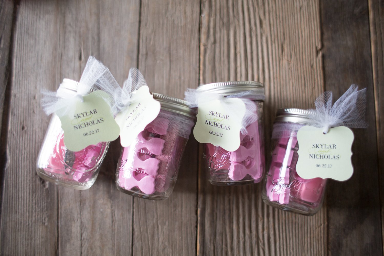 Bridal Shower Party Favor- Pedicures in a Jar | Kelsey Bang