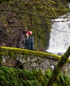 Shepperd’s Dell Waterfall in Oregon