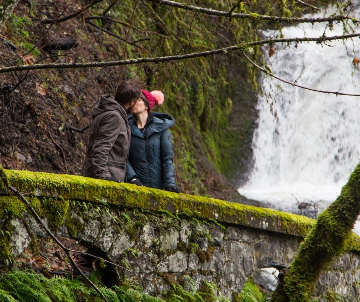 Shepperd’s Dell Waterfall in Oregon