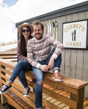 Corbet’s Cabin- Trying the Famous Waffles!