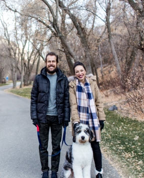 Winter Walk With Zeke