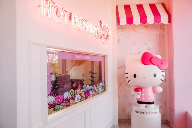 Tea Time at the Exclusive Hello Kitty Cafe Bow Room - Kelsey Bang