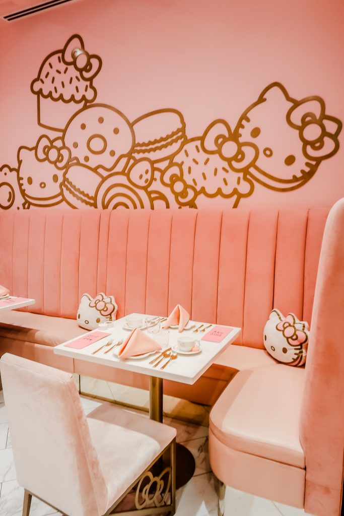 Hello Kitty Cafe Bow Room Menu