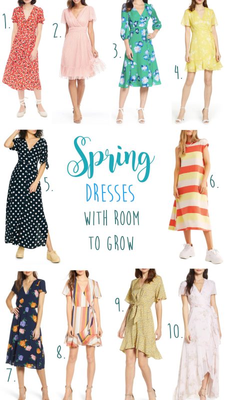 Spring Dresses With Room To Grow - Kelsey Bang