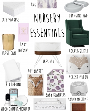 Baby Nursery Essentials + Checklist