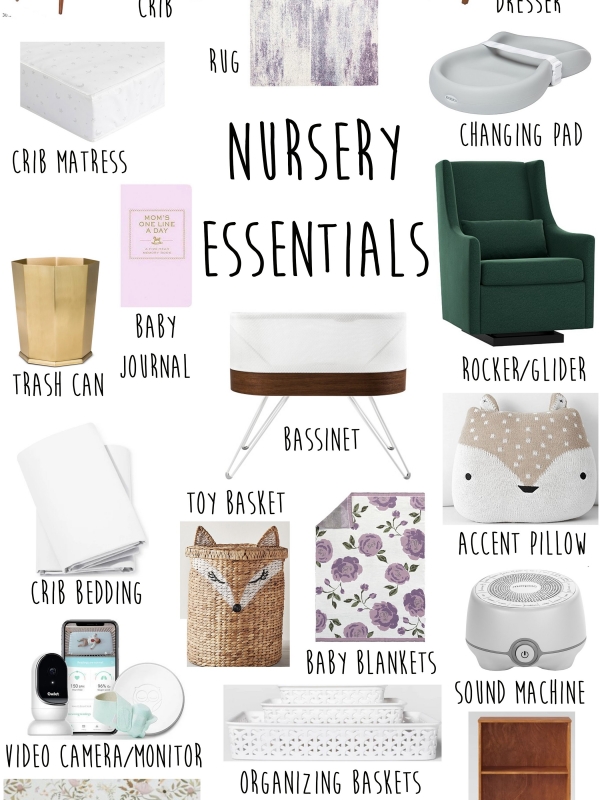 Baby Nursery Essentials + Checklist