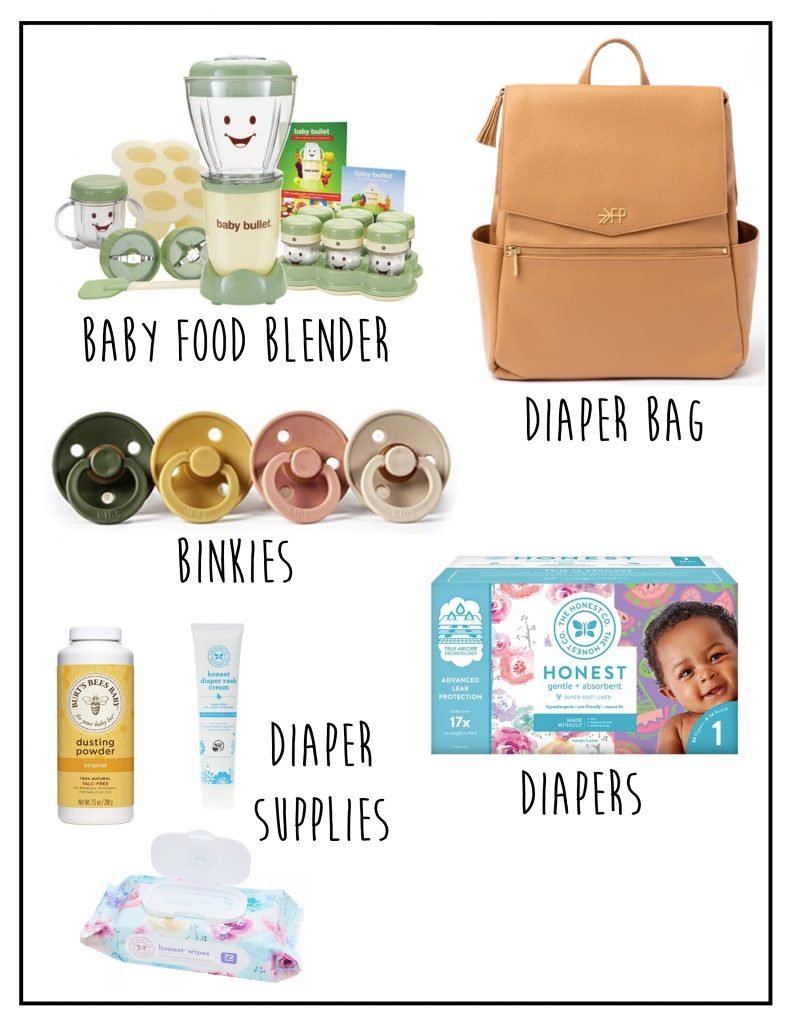 items to put on baby registry