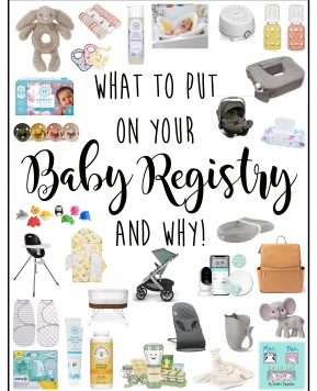 What To Put On Your Baby Registry For First Time Parents