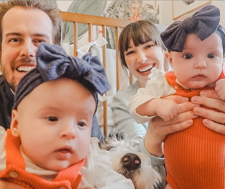 Twin Girls 3 Month Old Update