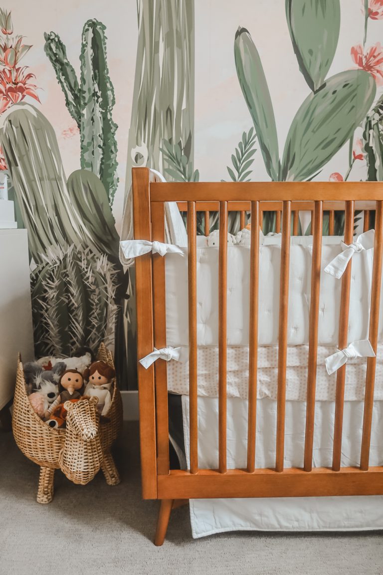 Cactus Themed Desert Oasis Twin Girl Nursery Kelsey Bang