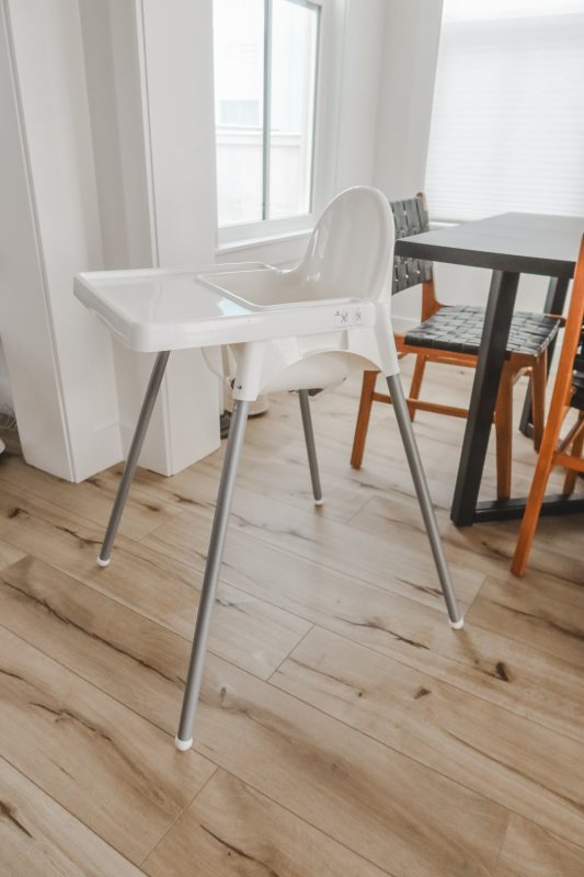 Easy IKEA Highchair DIY + FREE Support Pillow Cover Pattern - Kelsey Bang