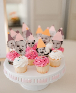 How To Make Personalized Birthday Party Cupcake Toppers- DIY