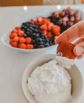 3 Ingredient Fruit Dip – Easy & Delicious