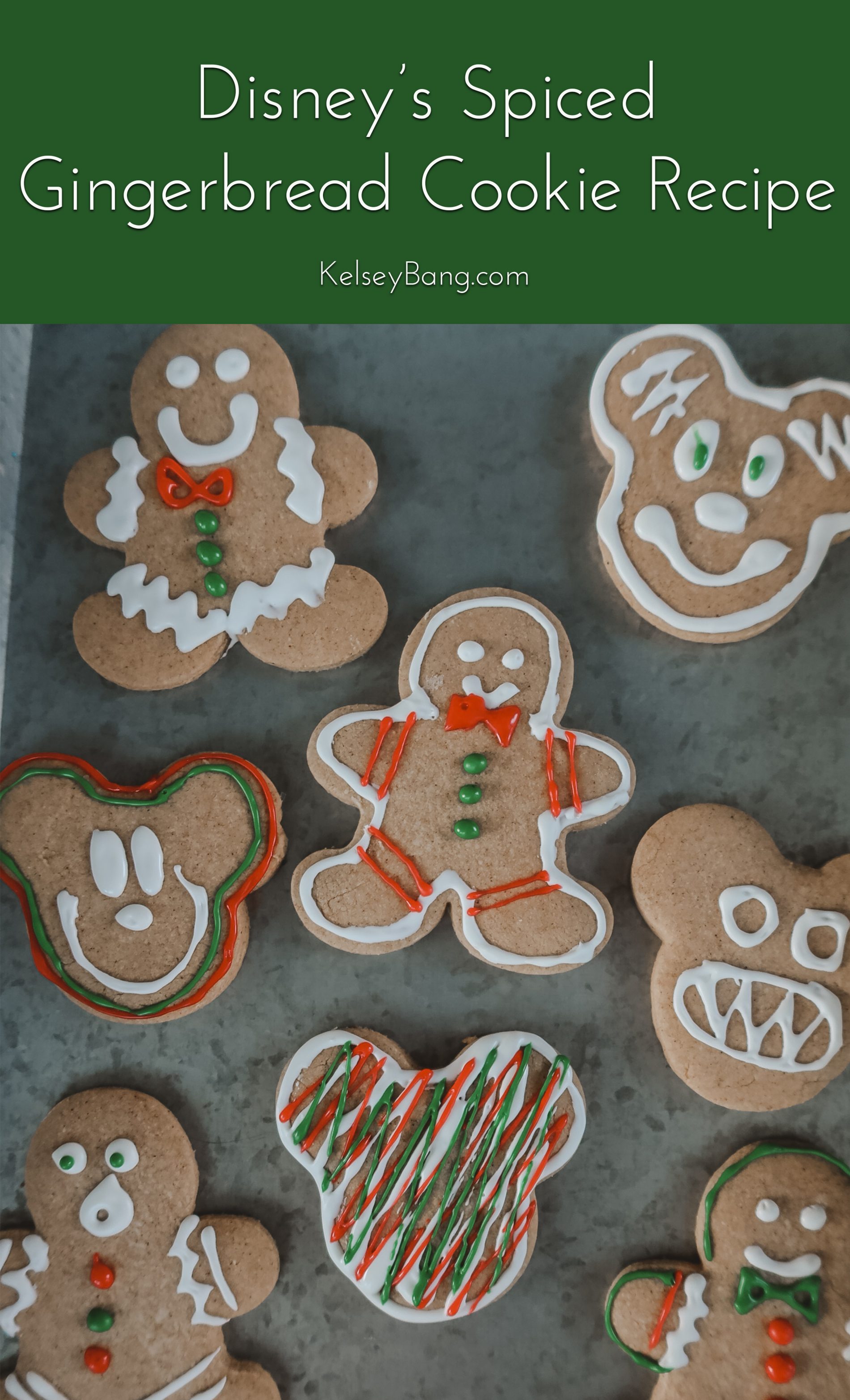 Disney's Spiced Gingerbread Cookie Recipe + Tips & Tricks Kelsey Bang