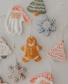 Easy Salt Dough Ornament Recipe- Perfect For Handprints!