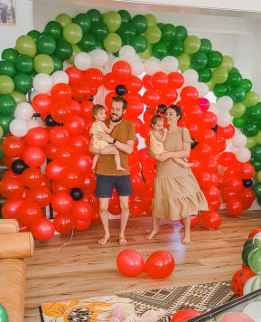 How To Make A Giant Watermelon Balloon Arch- DIY Tutorial