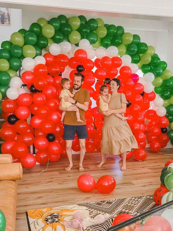 How To Make A Giant Watermelon Balloon Arch- DIY Tutorial