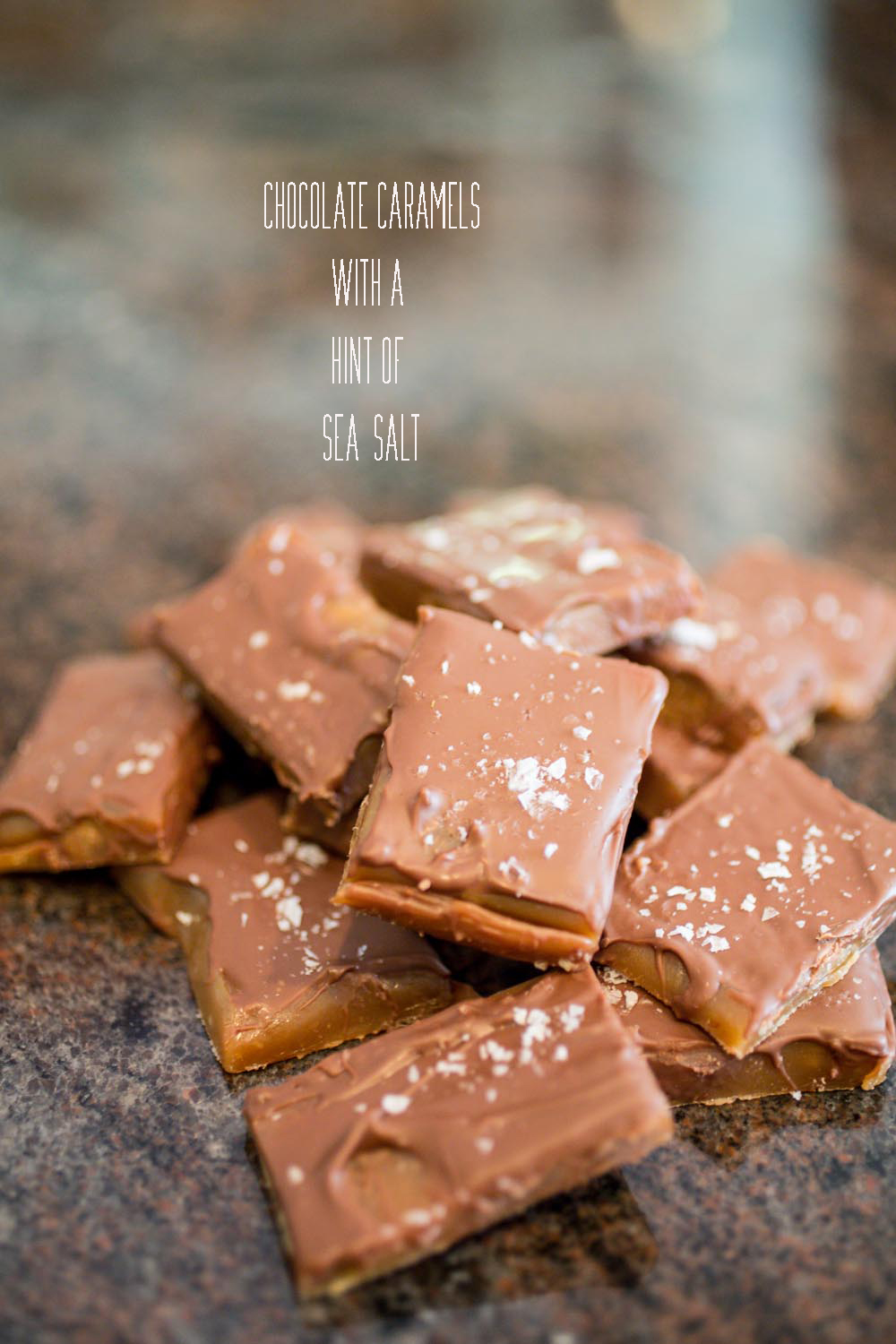 Chocolate Caramels with a hint of Sea Salt