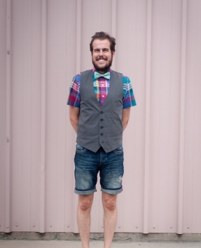 Bowtie, Vest and a Summer Dress