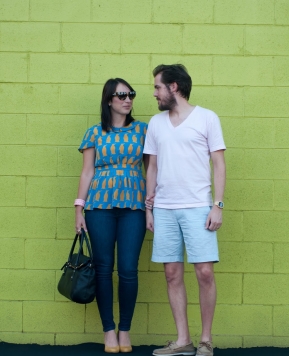 Penguins and Flowers