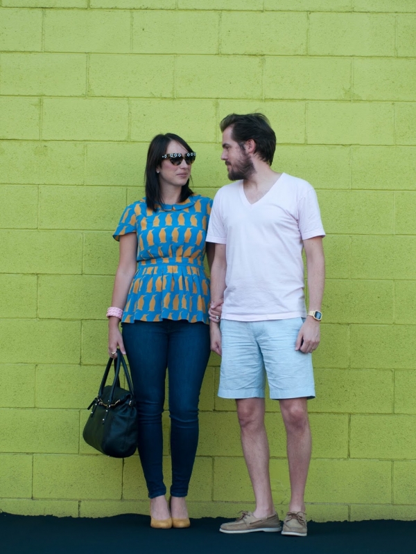 Penguins and Flowers