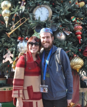 Disneyland around the Christmas Holidays