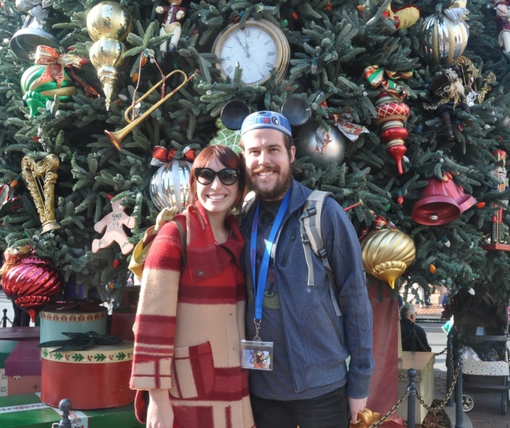 Disneyland around the Christmas Holidays