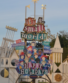 Its a small world, christmas fantasy parade and fireworks at the castle