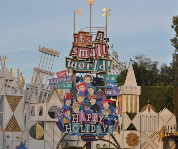 Its a small world, christmas fantasy parade and fireworks at the castle