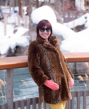 Winter Zoo Attire with a Jaguar ATTACK!