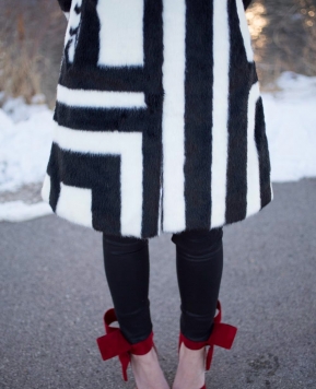 Fur Stripes and a Jean Jacket