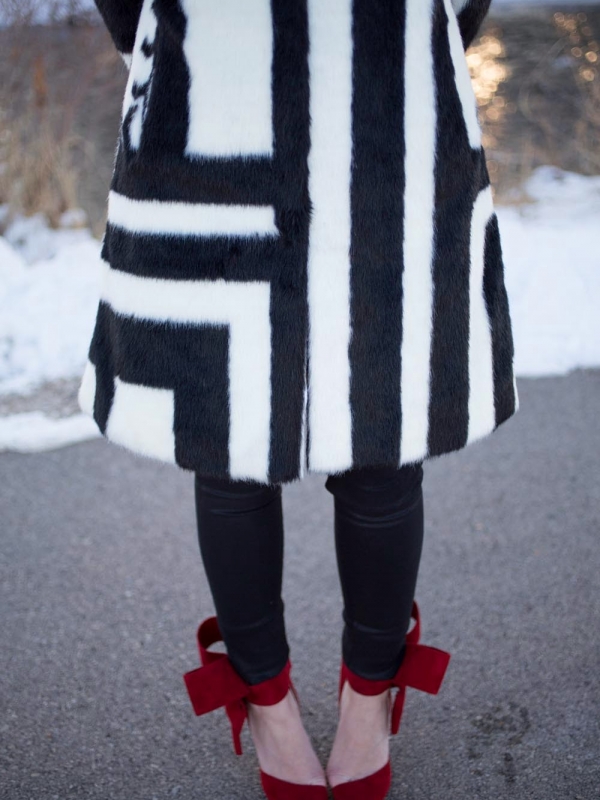 Fur Stripes and a Jean Jacket