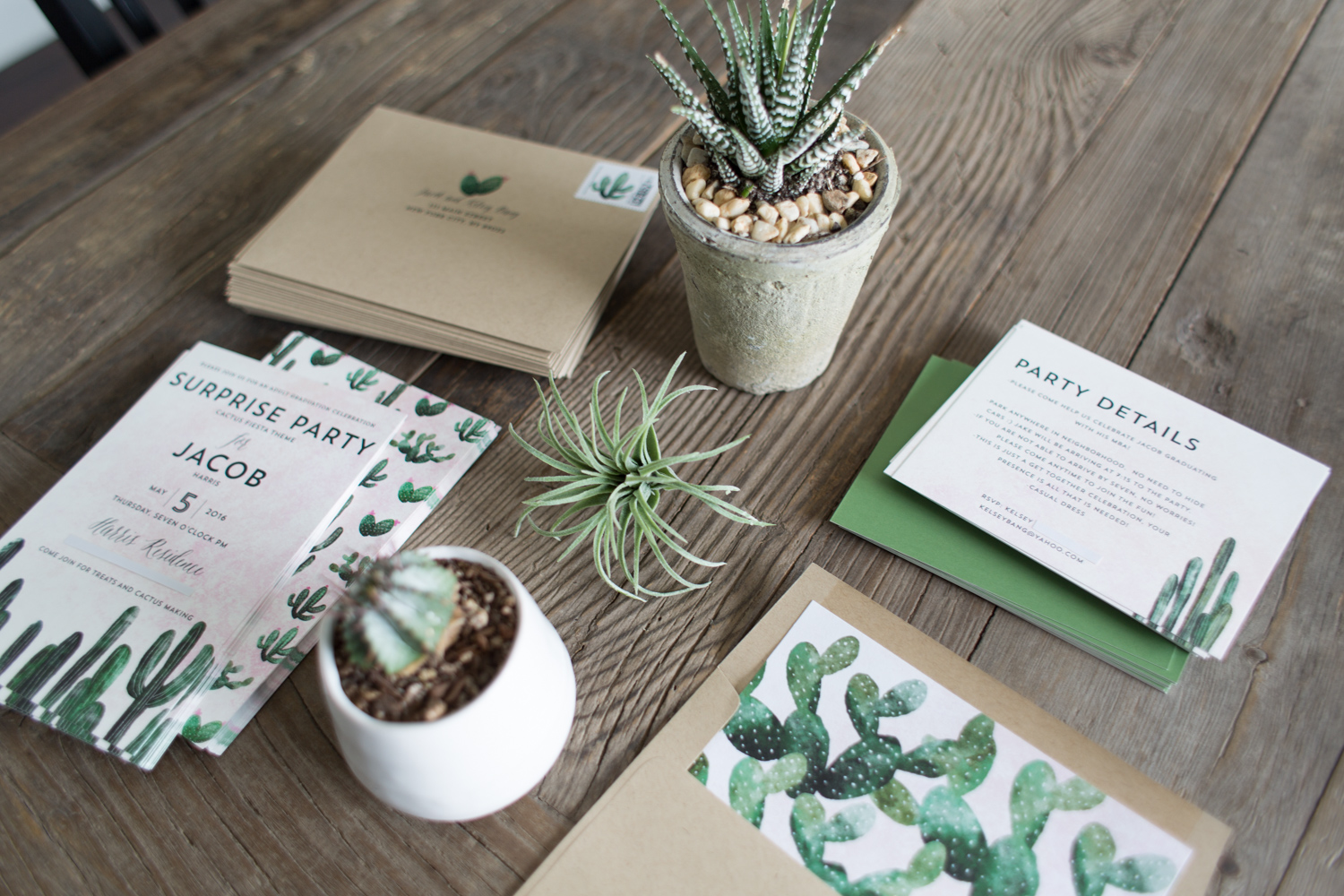 Minted Cacti Wedding Invites Review