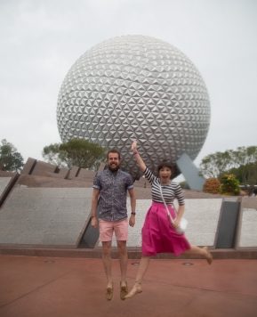 A Rainy Day at Epcot Flower and Garden Festival